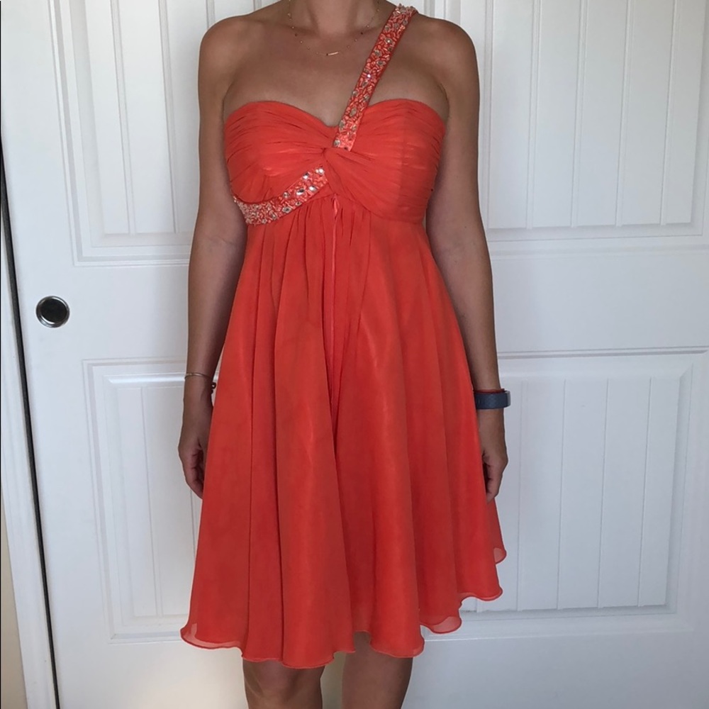 Corral custom-made chiffon dress